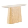 Larvik Konsolbord i Off-White Granit & Natur Asketræ fra House Nordic | B130xD40xH78 cm - Billede 5