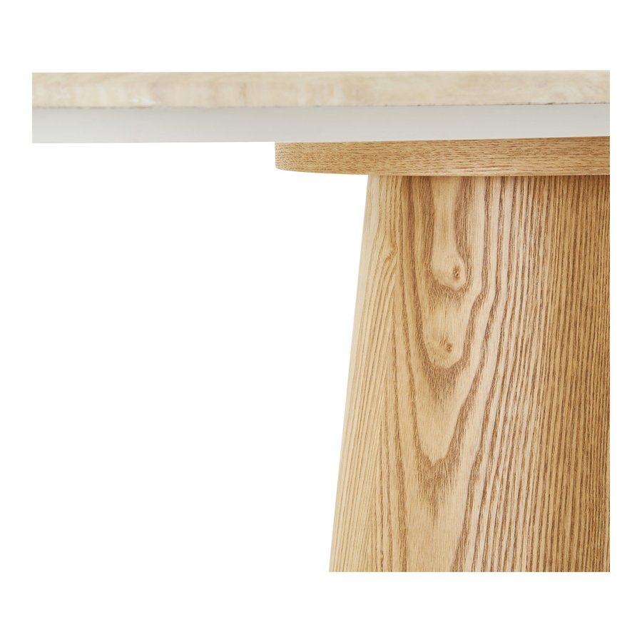 Larvik Konsolbord i Off-White Granit & Natur Asketræ fra House Nordic | B130xD40xH78 cm - Billede 7