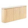 Larvik Skænk i Natur Asketræ & Off-White Granit fra House Nordic | B180xD40xH85 cm - Billede 5