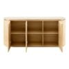 Larvik Skænk i Natur Asketræ & Off-White Granit fra House Nordic | B180xD40xH85 cm - Billede 6