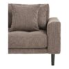 lido-3-personers-sofa-i-brun-fljl-med-puder-ben-i-sort-tr-fra-house-no-3 Lido 3 Personers Sofa i Brun Fløjl med Puder & Ben i Sort Træ fra House Nordic | B210xL93xH76 cm - Billede 6