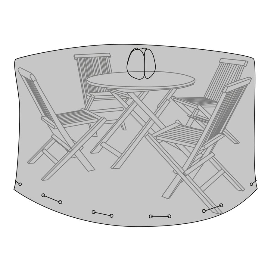 Luksus Overtræk i Sort Polyester fra House Nordic | Ø185xH95 cm - Billede 5