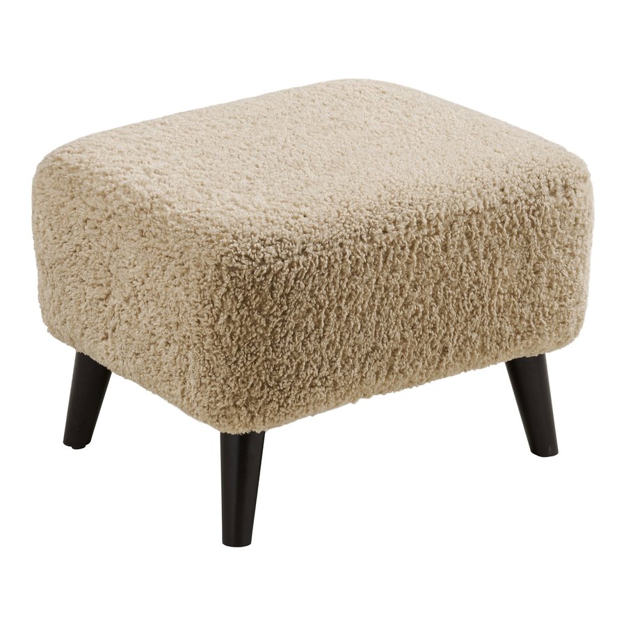 Lunaro Puf i Lysebrun Polyester fra House Nordic | L54xB43xH39 cm - Billede 4