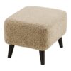 Lunaro Puf i Lysebrun Polyester fra House Nordic | L54xB43xH39 cm - Billede 6