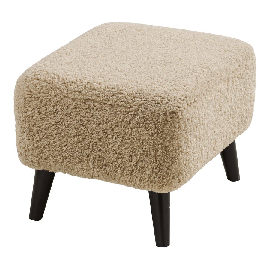 Lunaro Puf i Lysebrun Polyester fra House Nordic | L54xB43xH39 cm - Billede 6