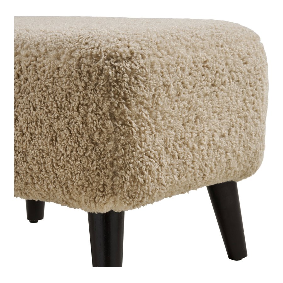 Lunaro Puf i Lysebrun Polyester fra House Nordic | L54xB43xH39 cm - Billede 7