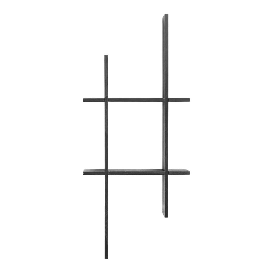 mostar-vghylde-i-sort-fyrretr-fra-house-nordic-b86xd10xh38-cm Mostar Væghylde i Sort Fyrretræ fra House Nordic | B86xD10xH38 cm - Billede 4