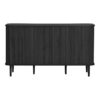 nikko-sknk-i-sort-mdf-fyrretr-med-2-lger-fra-house-nordic-l140xb40xh79 Nikko Skænk i Sort MDF & Fyrretræ med 2 Låger fra House Nordic | L140xB40xH79 cm - Billede 4
