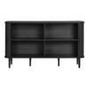 nikko-sknk-i-sort-mdf-fyrretr-med-2-lger-fra-house-nordic-l140xb40xh79-2 Nikko Skænk i Sort MDF & Fyrretræ med 2 Låger fra House Nordic | L140xB40xH79 cm - Billede 5