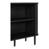 nikko-sknk-i-sort-mdf-fyrretr-med-2-lger-fra-house-nordic-l140xb40xh79-5 Nikko Skænk i Sort MDF & Fyrretræ med 2 Låger fra House Nordic | L140xB40xH79 cm - Billede 8