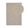 nila-gulvtppe-i-mrk-sand-uld-fra-house-nordic-b160xl230-cm Nila Gulvtæppe i Mørk Sand Uld fra House Nordic | B160xL230 cm - Billede 4