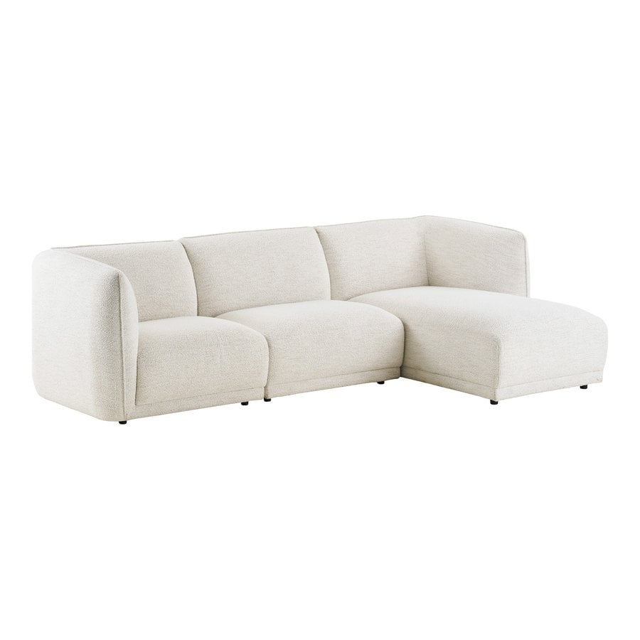 noor-hjrevendt-loungesofa-i-off-white-polyester-med-2-puder-fra-house-2 Noor Højrevendt Loungesofa i Off-White Polyester med 2 Puder fra House Nordic | B276xL94-166xH75 cm - Billede 5