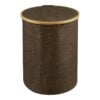 Noto Vasketøjskurv i Brun Bambus & Polyester fra House Nordic | Ø45xH60 cm - Billede 5