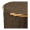 Noto Vasketøjskurv i Brun Bambus & Polyester fra House Nordic | Ø45xH60 cm - Billede 8