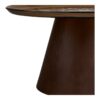 Orvieto Sofabord i Mørkebrun Asketræ & Glas fra House Nordic | Ø80xH42 cm - Billede 7