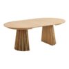 osaka-spisebordsst-med-levanto-spisebordsstole-i-natur-egetr-sand-poly-2 Osaka Spisebordssæt med Levanto Spisebordsstole i Natur Egetræ & Sand Polyester fra House Nordic | 6 Stole & 1 Bord - Billede 5