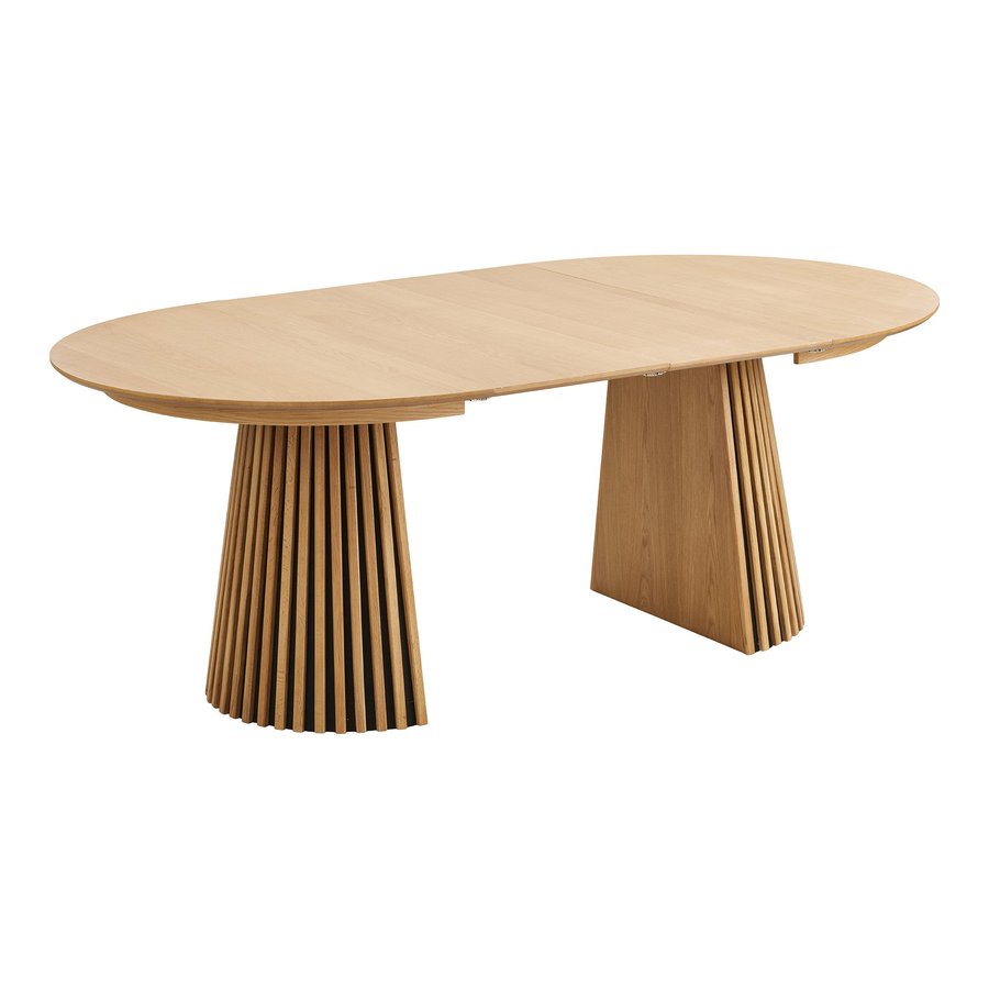 osaka-spisebordsst-med-levanto-spisebordsstole-i-natur-egetr-sand-poly-2 Osaka Spisebordssæt med Levanto Spisebordsstole i Natur Egetræ & Sand Polyester fra House Nordic | 6 Stole & 1 Bord - Billede 5