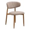 osaka-spisebordsst-med-levanto-spisebordsstole-i-natur-egetr-sand-poly-3 Osaka Spisebordssæt med Levanto Spisebordsstole i Natur Egetræ & Sand Polyester fra House Nordic | 6 Stole & 1 Bord - Billede 6