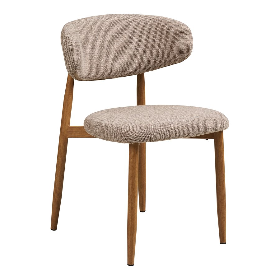 osaka-spisebordsst-med-levanto-spisebordsstole-i-natur-egetr-sand-poly-3 Osaka Spisebordssæt med Levanto Spisebordsstole i Natur Egetræ & Sand Polyester fra House Nordic | 6 Stole & 1 Bord - Billede 6