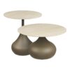 pienza-sofabordsst-i-khaki-metal-hrdet-glas-fra-house-nordic-2-borde Pienza Sofabordssæt i Khaki Metal & Hærdet Glas fra House Nordic | 2 Borde - Billede 4