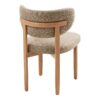 recco-spisebordsstol-i-mrkebrun-polyester-ben-i-natur-metal-fra-house-4 Recco Spisebordsstol i Mørkebrun Polyester & Ben i Natur Metal fra House Nordic | B53xL57xH79 cm - Billede 7