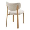 Savina Spisebordsstol i Sand Polyester & Ben i Natur Metal fra House Nordic | B50xL60xH81 cm - Billede 7