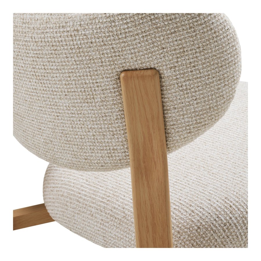 Savina Spisebordsstol i Sand Polyester & Ben i Natur Metal fra House Nordic | B50xL60xH81 cm - Billede 8
