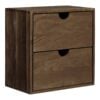 townsville-vghylde-i-mrkebrun-egetr-med-skuffer-fra-house-nordic-b30xd Townsville Væghylde i Mørkebrun Egetræ med Skuffer fra House Nordic | B30xD18xH30 cm - Billede 4