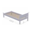 triton-seng-i-flere-farver-mdf-bgetr-med-lamelbund-lav-hovedende-fra-m-2 Triton Seng i Flere Farver MDF & Bøgetræ med Lamelbund & Lav Hovedende fra Manis-h | Flere Størrelser Børneseng - Billede 2