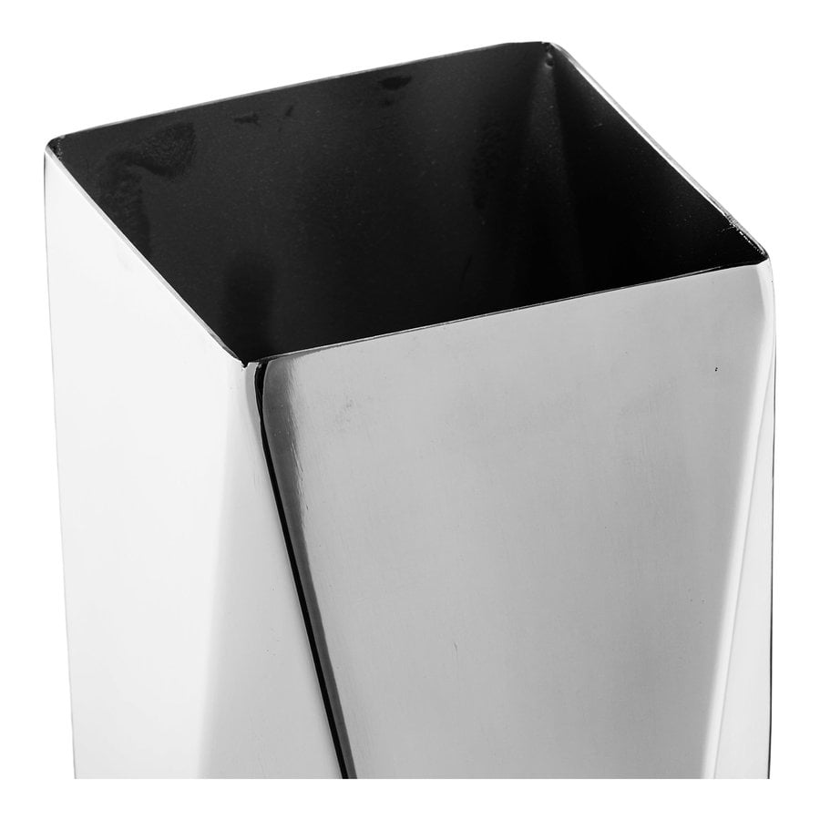 vase-i-slv-stl-fra-house-nordic-l8xb8xh23-cm-2 Vase i Sølv Stål fra House Nordic | L8xB8xH23 cm - Billede 5