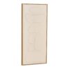 Victoria Relief Vægdekoration i Beige Polyester & Fyrretræ fra House Nordic | B60xL4,5xH120 cm - Billede 5