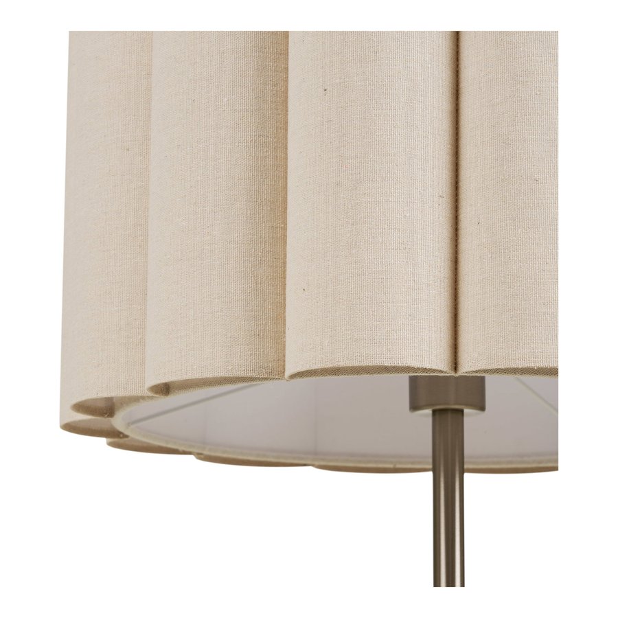 watton-gulvlampe-i-beigegr-linen-stl-fra-house-nordic-45xh150-cm-5 Watton Gulvlampe i Beige/Grå Linen & Stål fra House Nordic | Ø45xH150 cm - Billede 8