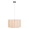 watton-pendel-i-beigegr-linen-stl-fra-house-nordic-45xh25-cm-2-2 Watton Pendel i Beige/Grå Linen & Stål fra House Nordic | Ø45xH25 cm - Billede 5