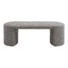 Westport Bænk i Sort/Hvid Bouclé fra House Nordic | B120xL45xH44 cm - Billede 5
