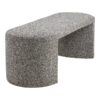 Westport Bænk i Sort/Hvid Bouclé fra House Nordic | B120xL45xH44 cm - Billede 6