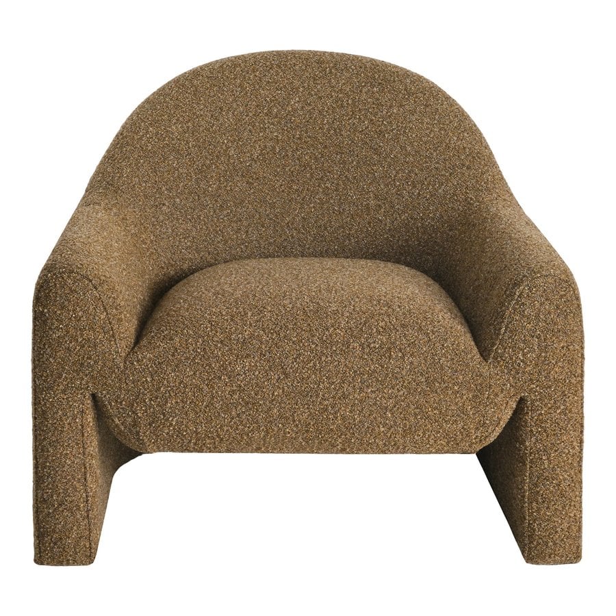 Zahara Loungestol i Gyldenbrun Polyester fra House Nordic | B85,5xL81xH74,5 cm - Billede 5