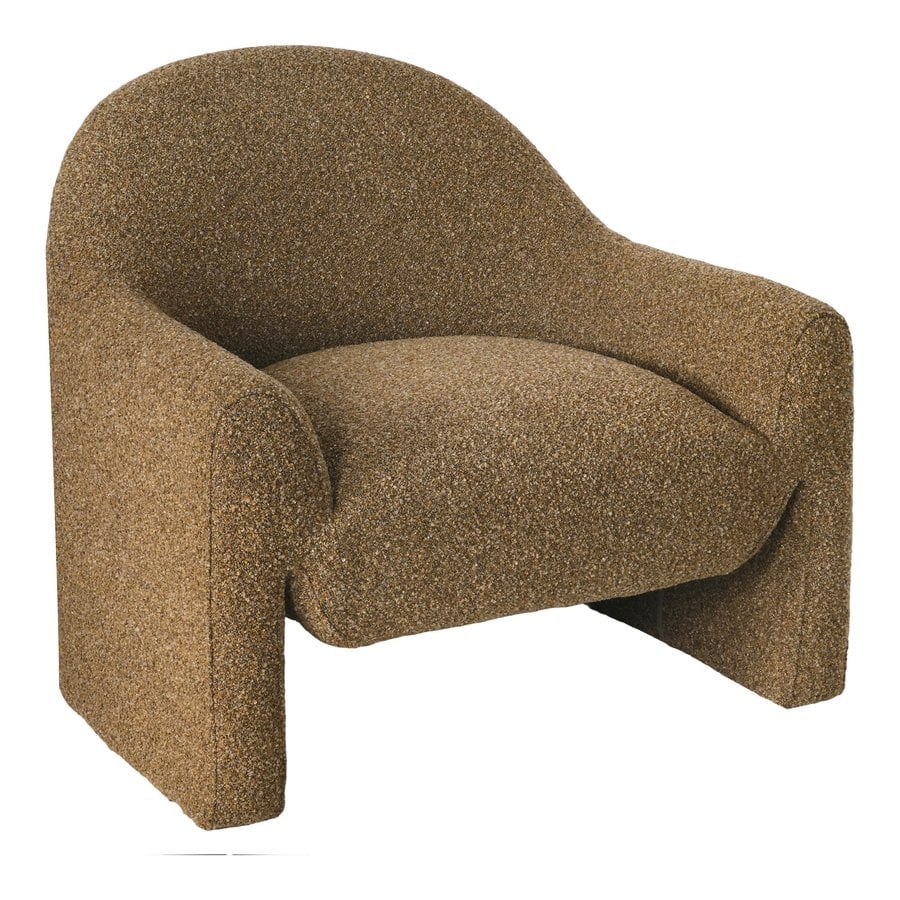 Zahara Loungestol i Gyldenbrun Polyester fra House Nordic | B85,5xL81xH74,5 cm - Billede 4