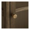 Zamora Væghængt Vitrineskab i Mørkebrun Egetræ & Hærdet Glas fra House Nordic | B20xD40xH60 cm - Billede 8