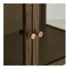 Zamora Vitrineskab i Mørkebrun Egetræ & Hærdet Glas fra House Nordic | B40xD90xH126 cm - Billede 8