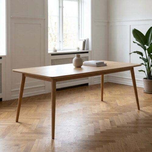 Barrali Spisebord i Egetræ og Finér fra Unique Furniture | L190xB90xH75cm - Billede 1