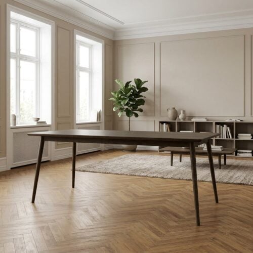 Barrali Spisebord i Røget Egetræ fra Unique Furniture | L190xB90xH75cm - Billede 1
