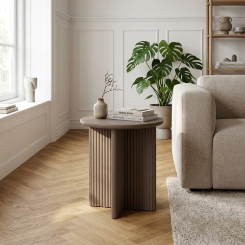 Palma Sidebord i MDF fra Unique Furniture | Ø50xH55cm - Billede 1
