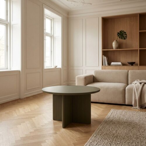 Palma Sofabord i MDF fra Unique Furniture | Ø80xH45cm - Billede 1