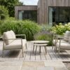 Capri Loungesæt i Aluminium med Hynder fra Lexpo Living | Sand | Loungesofa + 2x Loungestole + 2x Sofaborde - Billede 2