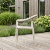 Trinidad Udendørs Stol i Aluminium & Reb fra Lexpo Living | Sand | 60x58x78 cm - Billede 2