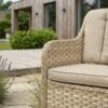 Nusa Udendørs Stol i Polyrattan fra Lexpo Living | Beige | 70x64x88 cm - Billede 3